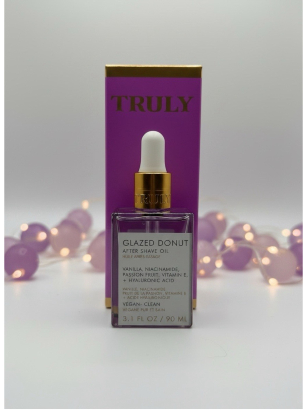 Truly Glazed Donut After Shave Oil 3.1 fl oz Vegan Vanilla